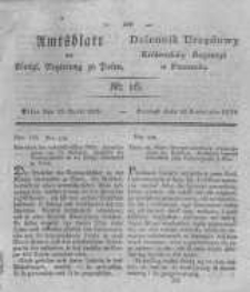 Amtsblatt der K&ouml;niglichen Regierung zu Posen. 1825.04.19 Nro.16