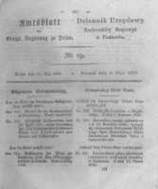 Amtsblatt der Königlichen Regierung zu Posen. 1825.05.10 Nro.19
