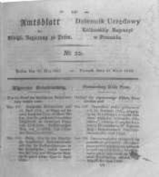Amtsblatt der K&ouml;niglichen Regierung zu Posen. 1825.05.31 Nro.22