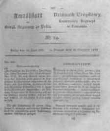 Amtsblatt der Königlichen Regierung zu Posen. 1825.06.14 Nro.24