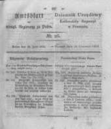 Amtsblatt der K&ouml;niglichen Regierung zu Posen. 1825.06.28 Nro.26