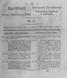 Amtsblatt der Königlichen Regierung zu Posen. 1825.08.30 Nro.35
