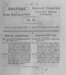 Amtsblatt der Königlichen Regierung zu Posen. 1825.10.18 Nro.42