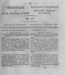 Amtsblatt der Königlichen Regierung zu Posen. 1825.10.25 Nro.43