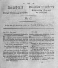 Amtsblatt der Königlichen Regierung zu Posen. 1825.11.22 Nro.47