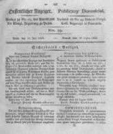 Oeffentlicher Anzeiger. 1825.07.19 Nro.29