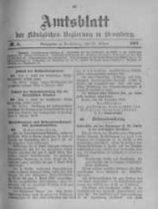 Amtsblatt der Königlichen Preussischen Regierung zu Bromberg. 1903.01.22 No.4