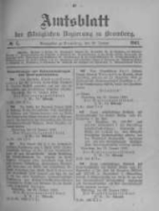 Amtsblatt der K&ouml;niglichen Preussischen Regierung zu Bromberg. 1903.01.29 No.5