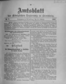 Amtsblatt der Königlichen Preussischen Regierung zu Bromberg. 1903.02.12 No.7