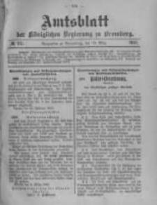 Amtsblatt der Königlichen Preussischen Regierung zu Bromberg. 1903.03.19 No.12