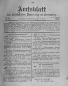Amtsblatt der Königlichen Preussischen Regierung zu Bromberg. 1903.04.02 No.14