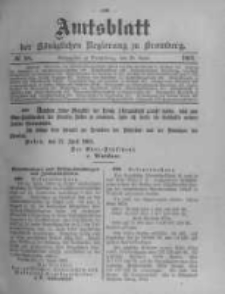 Amtsblatt der K&ouml;niglichen Preussischen Regierung zu Bromberg. 1903.04.30 No.18