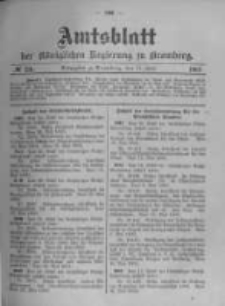 Amtsblatt der K&ouml;niglichen Preussischen Regierung zu Bromberg. 1903.06.11 No.24