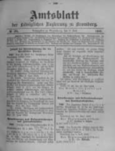 Amtsblatt der Königlichen Preussischen Regierung zu Bromberg. 1903.07.09 No.28