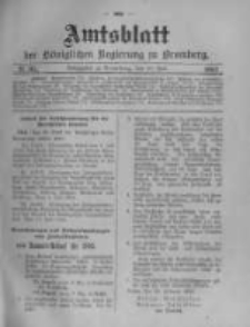 Amtsblatt der Königlichen Preussischen Regierung zu Bromberg. 1903.07.30 No.31