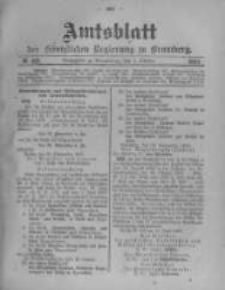 Amtsblatt der K&ouml;niglichen Preussischen Regierung zu Bromberg. 1903.10.01 No.40