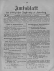 Amtsblatt der Königlichen Preussischen Regierung zu Bromberg. 1903.11.12 No.46