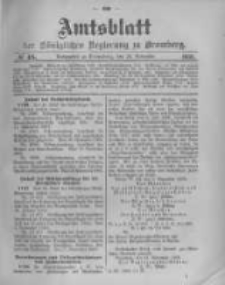 Amtsblatt der Königlichen Preussischen Regierung zu Bromberg. 1903.11.26 No.48