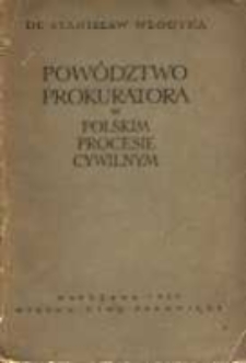 Powództwo prokuratora w polskim procesie cywilnym