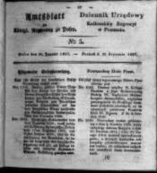 Amtsblatt der Königlichen Regierung zu Posen. 1827.01.30 Nro.5
