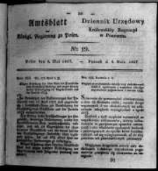 Amtsblatt der Königlichen Regierung zu Posen. 1827.05.08 Nro.19