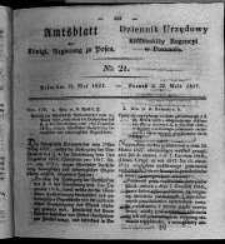 Amtsblatt der K&ouml;niglichen Regierung zu Posen. 1827.05.22 Nro.21