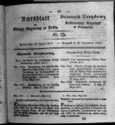 Amtsblatt der K&ouml;niglichen Regierung zu Posen. 1827.06.19 Nro.25