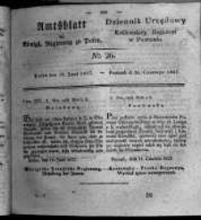 Amtsblatt der Königlichen Regierung zu Posen. 1827.06.26 Nro.26