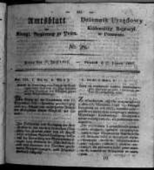 Amtsblatt der K&ouml;niglichen Regierung zu Posen. 1827.07.17 Nro.29