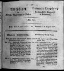 Amtsblatt der Königlichen Regierung zu Posen. 1827.07.31 Nro.31