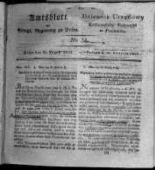 Amtsblatt der K&ouml;niglichen Regierung zu Posen. 1827.08.21 Nro.34