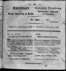 Amtsblatt der Königlichen Regierung zu Posen. 1827.09.04 Nro.36