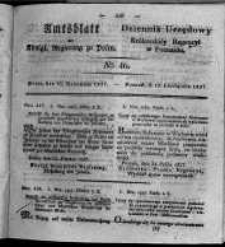 Amtsblatt der K&ouml;niglichen Regierung zu Posen. 1827.11.13 Nro.46