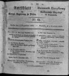 Amtsblatt der K&ouml;niglichen Regierung zu Posen. 1827.12.04 Nro.49