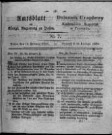 Amtsblatt der Königlichen Regierung zu Posen. 1826.02.14 Nro.7