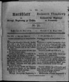 Amtsblatt der Königlichen Regierung zu Posen. 1826.05.23 Nro.21
