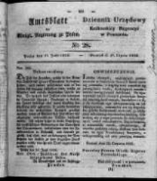 Amtsblatt der Königlichen Regierung zu Posen. 1826.07.11 Nro.28