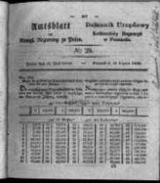 Amtsblatt der Königlichen Regierung zu Posen. 1826.07.18 Nro.29