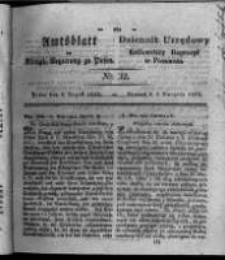 Amtsblatt der K&ouml;niglichen Regierung zu Posen. 1826.08.08 Nro.32