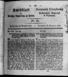 Amtsblatt der Königlichen Regierung zu Posen. 1826.08.29 Nro.35