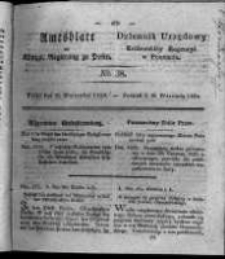 Amtsblatt der Königlichen Regierung zu Posen. 1826.09.19 Nro.38
