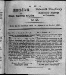 Amtsblatt der K&ouml;niglichen Regierung zu Posen. 1826.12.12 Nro.50