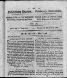 Oeffentlicher Anzeiger. 1826.06.27 Nro.26