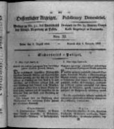 Oeffentlicher Anzeiger. 1826.08.08 Nro.32