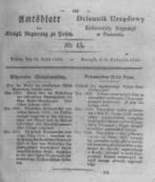 Amtsblatt der Königlichen Regierung zu Posen. 1830.04.13 Nro.15