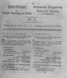 Amtsblatt der Königlichen Regierung zu Posen. 1830.04.27 Nro.17