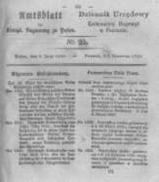Amtsblatt der K&ouml;niglichen Regierung zu Posen. 1830.06.08 Nro.23