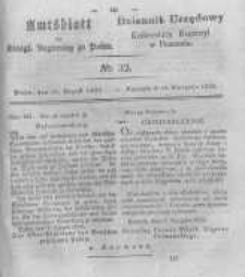 Amtsblatt der K&ouml;niglichen Regierung zu Posen. 1830.08.10 Nro.32