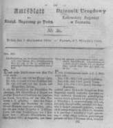 Amtsblatt der K&ouml;niglichen Regierung zu Posen. 1830.09.07 Nro.36