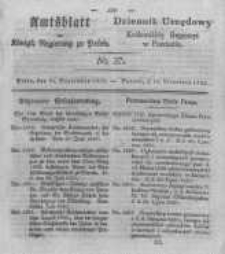 Amtsblatt der K&ouml;niglichen Regierung zu Posen. 1830.09.14 Nro.37
